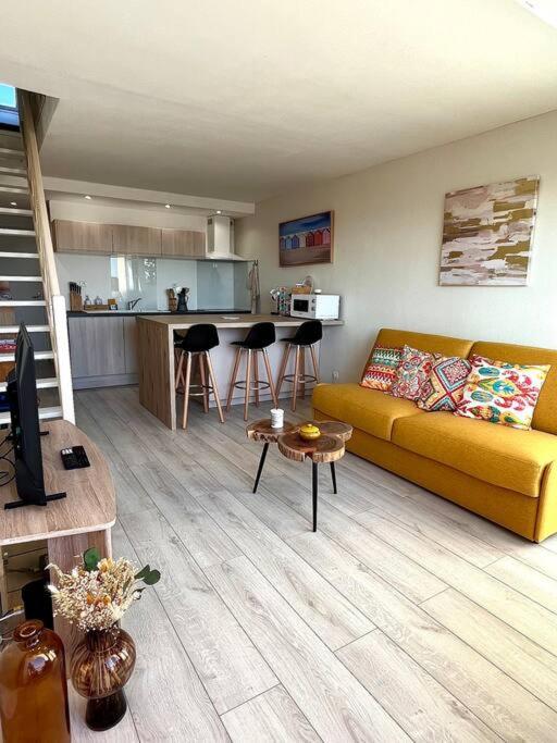 Duplex Cosy Avec Vue Mer Leilighet Cucq Eksteriør bilde